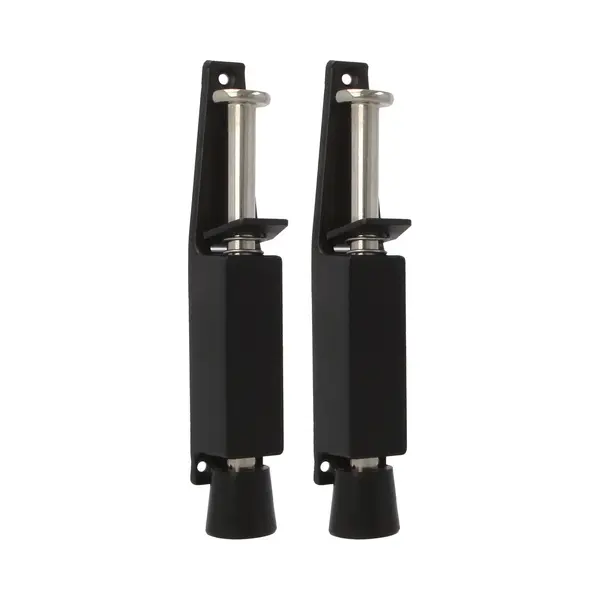 Amig Deurvastzetter / Deurvergrendeling - 2x - 165 X 30mm - 45mm Slag - Voetbediening - Zwart thumbnail