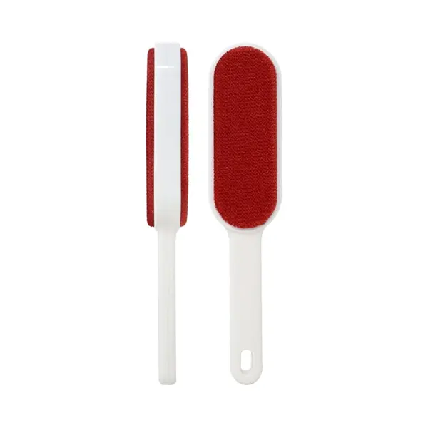 Concorde Kledingborstel - 24 Cm - Wit/rood - Ontpluizer - Pluizen Verwijderen - Kleding En Meubels thumbnail
