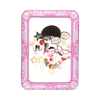Foto Prop Set Met Frame - Verjaardag/birthday Party/feestje - 21-delig - Photo Booth Accessoires