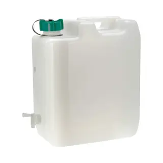 Eda Jerrycan/watertank Met Kraantje - 35 Liter - Voor Water - Extra Sterk Kunststof - 42 X 25 X 47cm