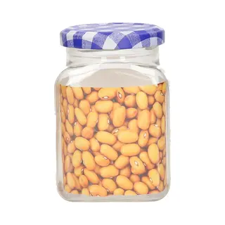 Plasticforte Weckpot/inmaakpot Classic - 500ml - Kunststof - Draaideksel - Blauw - D7 X H13 Cm
