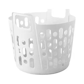 Flexibele Wasmand - Wit - 35 Liter - Kunststof - 39 X 41 X 36 Cm