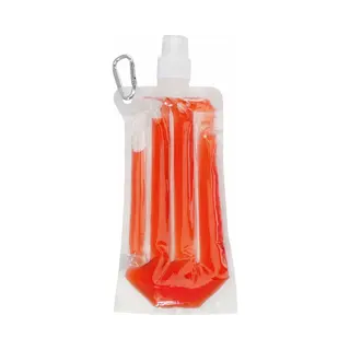 Drinkfles/bidon - Rood - Navulbaar - Met Koelelement - 400 Ml - Festival/outdoor