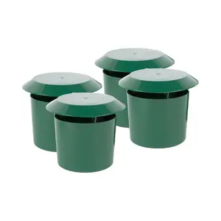 Benson Slakkenval - 4x - Onzichtbaar - Groen - Kunststof - Slakkenvallen Tuin