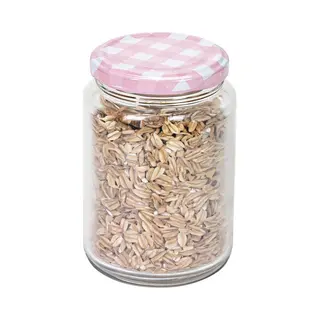 Hega Hogar Weckpot/voorraadpot Classico - 500 Ml - Kunststof - Draaideksel - Roze - D7 X H11 Cm