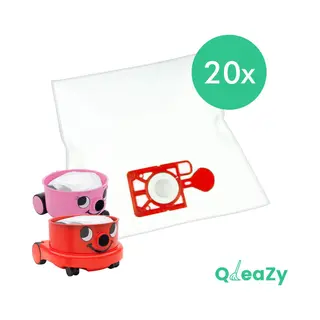 QleaZy Numatic Stofzuigerzakken Voor Henry, Hetty En James Stofzuiger - 20 Stuks
