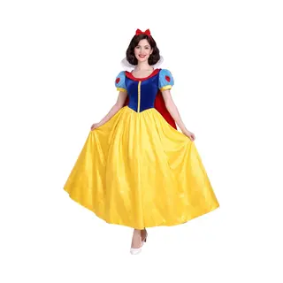Joya Party® Sneeuw Prinses Verkleed Jurk Volwassenen | Prinses Glamour Jurk | Carnaval Verkleedjurk Dames | Prinsessenjurk Vrouwen | Carnavalskleding