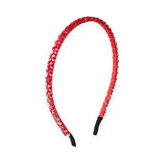 Lajetti Skinny Diadeem Rood - Dames Haarband