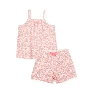 Little Label - Korte Meisjes Pyjama Luipaard Roze 14Y/158-164 - 14Y/158-164
