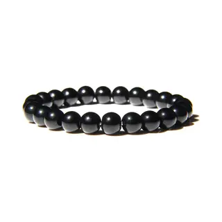 Bixorp Gems Obsidiaan Edelsteen Armband 8mm - Edelstenen Kralenarmband - Spiritueel Cadeau - 18cm