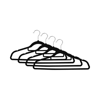 Benson Kledinghangers - 4x - Kunststof - Draaihaak - Buigbaar - 44 Cm - Klerenhangers