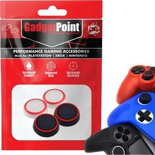 Gadgetpoint - Thumb Grips Voor PlayStation, PS5, Xbox X/S, One & Switch Pro Controller - Gaming Thumbgrips - Performance Anti-Slip Thumbsticks -