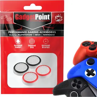 Gadgetpoint - Thumb Grips Voor PlayStation, PS5, Xbox X/S, One & Switch Pro Controller - Gaming Thumbgrips - Performance Anti-Slip Thumbsticks -