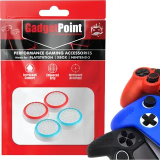 Gadgetpoint - Thumb Grips Voor PlayStation, PS5, Xbox X/S, One & Switch Pro Controller - Gaming Thumbgrips - Performance Anti-Slip Thumbsticks -