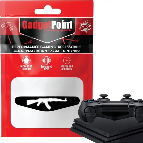 Gadgetpoint - Controller Stickers Voor PS4, PlayStation 4 - Performance Gaming Skin - Bescherming Accessoires - Wapen thumbnail