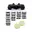 Wit/Lichtgroen + Willekeurige Sticker