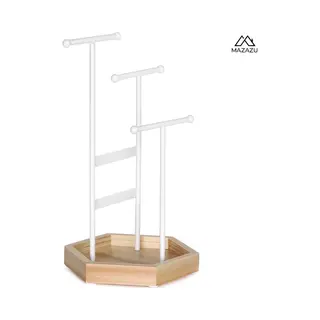 Mazazu Mira Home - Juwelen Hanger - Opberger - Wit - Ijzer - 18x20, 5x36