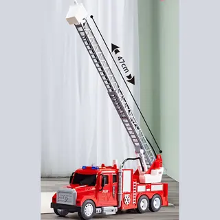 Jmka Brandweerauto- Brandweerwagen- Brandweerauto Speelgoed- Brandweerwagen Speelgoed- Brandweerauto Met Licht En Geluid- Brandweerwagen Speelgoed
