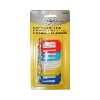 Sleutellabels - Benson - 10 Stuks - 5cm X 2, 5cm - Gratis Verzonden