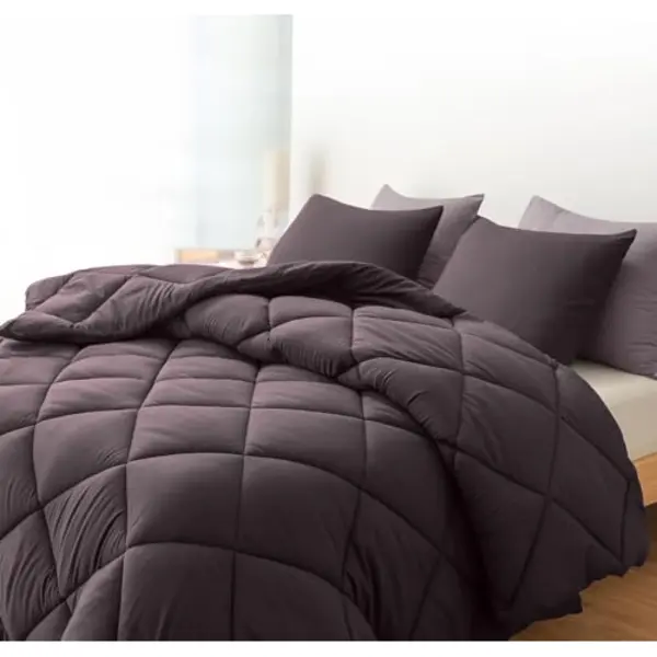 Sleep Comfy 2-in-1 Komfort Sommer & Winter 200x220 Bettdecke Ohne Bezug, Ultraleicht & Waschbar Mikrofaser Steppdecke Mit Oeko-Tex Zertifikat thumbnail
