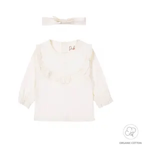 Dirkje Blouse Lange Mouw + Haarband Off White 56