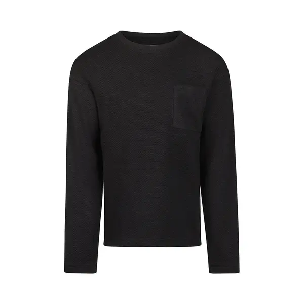 No Way Monday Jongens Loose Fit T-shirt - Black thumbnail