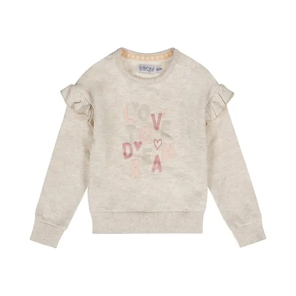 Dirkje Meisjes Trui - Off White thumbnail