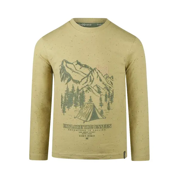 Koko Noko Jongens T-shirt - Dusty Green thumbnail