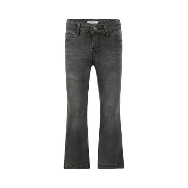 Koko Noko Meisjes Flared Jeans - Donkergrijs thumbnail