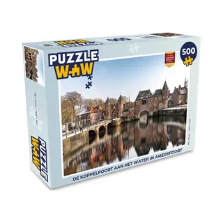 PuzzleWow Puzzel De Koppelpoort Aan Het Water In Amersfoort - Legpuzzel - Puzzel 500 Stukjes