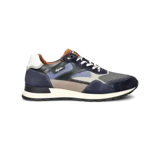 Australian Tiago Sneakers Blauw Leer - Maat 44