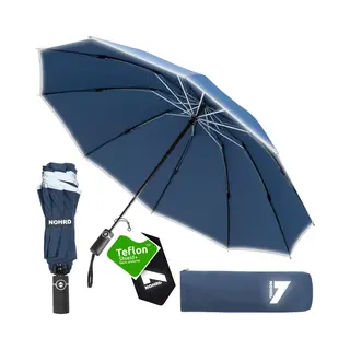 Nohrd® Nohrd Stormparaplu - Opvouwbaar - Stormbestendig 108 Km/u - Automatisch - Blauw