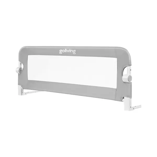 Goliving - Zusammenklappbares Bettgitter - 120 X 45 Cm - Grau thumbnail