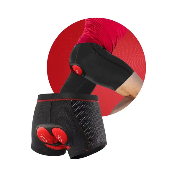 Hooff Fietsbroek Dames Heren Met Zeem - Fietsonderbroek - E Bike - Fietsondergoed - Wielerbroek - Xl thumbnail