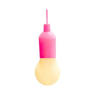 Fienosa Led Treklamp Roze - Handige Hanglamp - Camping Lamp - Roze - Hanglamp Batterij - Nachtlamp Kinderen - Campinglampen - Tentlamp - Kampeerlamp -