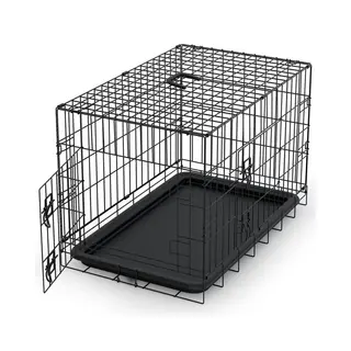 Avalo Hondenbench Xxl - Bench Voor Honden - Opvouwbare Kooi - 2 Deuren - 122x74x80 Cm