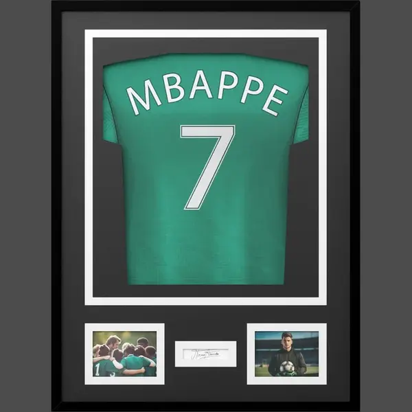 Avalo Wissellijst Aluminium - Inlijsten Voetbal Shirt - 3D Box Frame - 60x80 Cm - Zwart - Diepe Lijst - Shirt Inlijsten In Fotolijst thumbnail