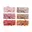 6 Stuks - Roze - Koraalrood - Bruin