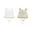2 Stuks - Beren oortjes - Wit en Beige