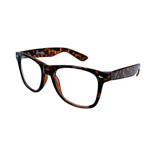 Loud And Clear® - Nerd Bril - Nerdbril - Bril Zonder Sterkte - Bruin - Luipaard - Panter