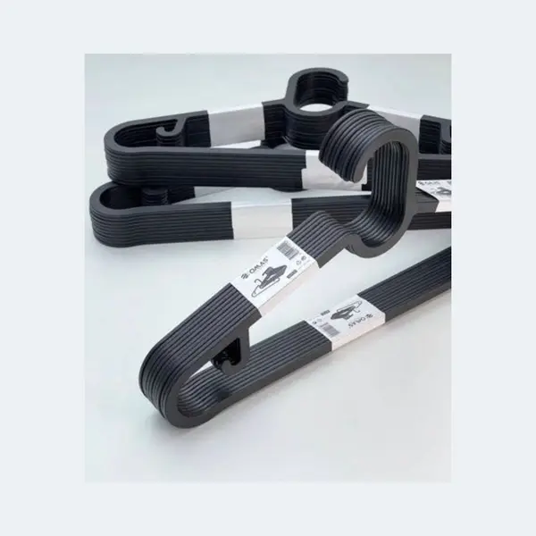 Tobeyz Slim Kledinghangers - Kledinghangers Zwart - Kleerhangers - Kledinghangers Anti Slip - 50 Stuks thumbnail
