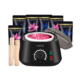 Vaive Professionele Wax Apparaat - Wax Beans Verwarmer - Ontharing Set - Heater - Inclusief Hard Wax Bonen En Spatels