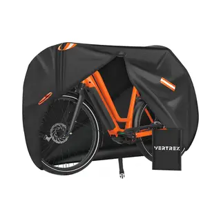 Vertrex Universal Bicycle Cover - Ultra Strong & Waterproof Oxford - Geeignet Für 1 Bis 2 Fahrräder - Inklusive Aufbewahrungstasche