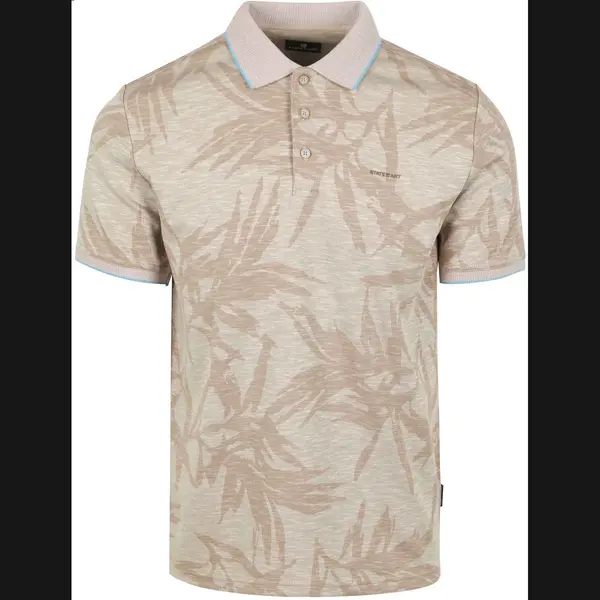 State Of Art Poloshirt Faded Leaf Beige - Größe M thumbnail