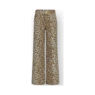 Vingino Extra Wide Leg Jeans Cassie Leopard