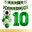 Groen, Nr.10, Wit, Zwart