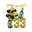 33, Goud, Groen, Zwart