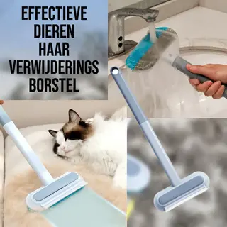 Multifunctionele Dieren Haren & Glasreinigingsborstel – 45x18x6.5 Cm - Efficiënte Pet Hair Remover