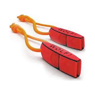 Morten Beck Design - Zweeds Anti Wolven Fluitje - 2 Stuks Met Rubber Koord - Zéér Hard Wolvenfluitje - De Enige Echte - Tegen Wolven En Wilde