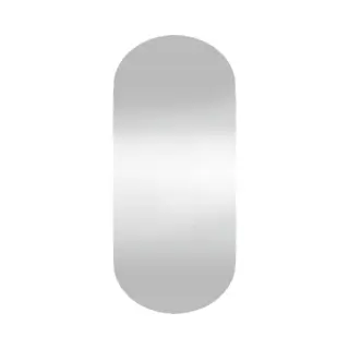 Wall Mirror 40x90 Cm Glass Oval Vidaxl